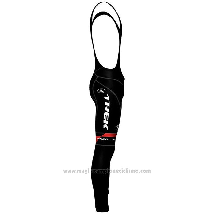 2021 Abbigliamento Ciclismo Trek Nero Rosso Blu Manica Lunga e Salopette